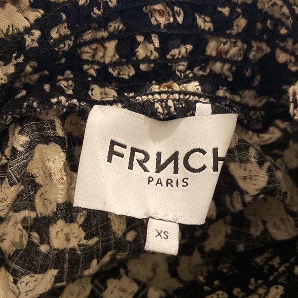 FRNCH XS Cihem black floral top - Picture 5 of 7